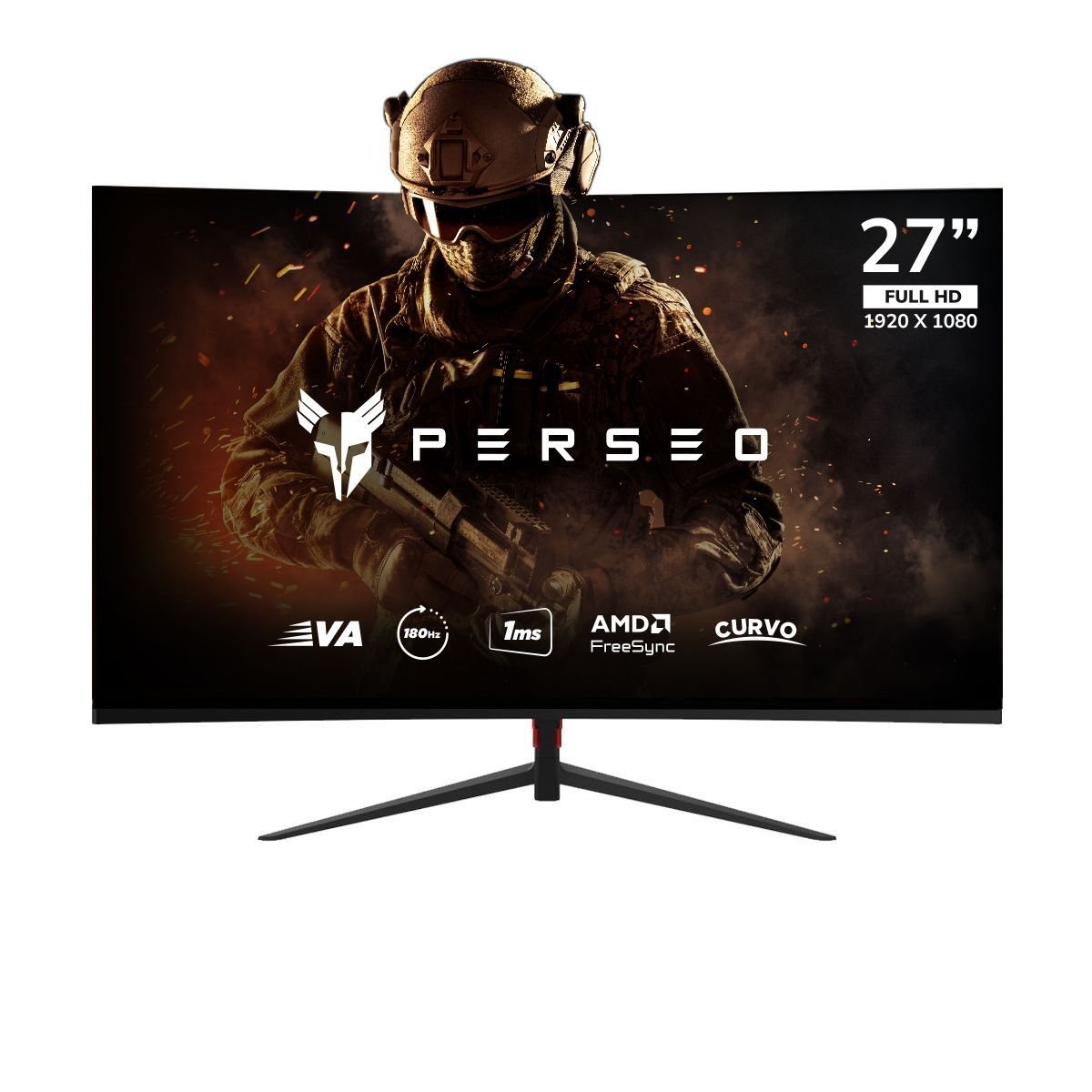 MONITOR GAMER PERSEO CURVO 27″ VA FHD 180HZ 1MS
