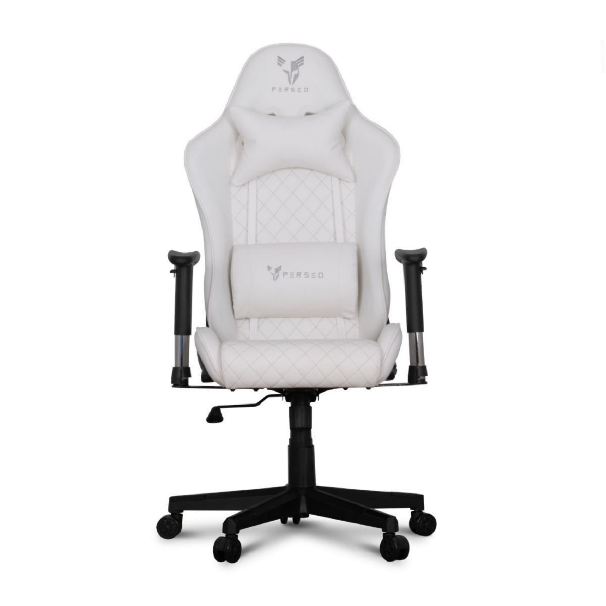 SILLA GAMER PERSEO PEGASUS BLANCO / PLATEADO