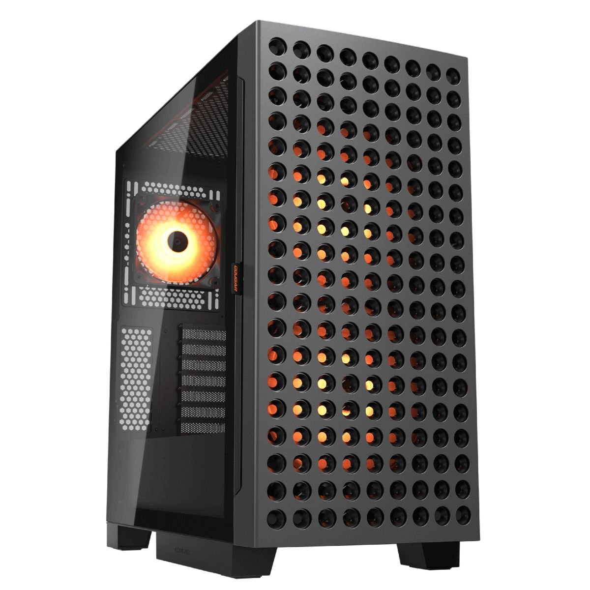 GABINETE COUGAR AIRFACE ECO RGB BLACK