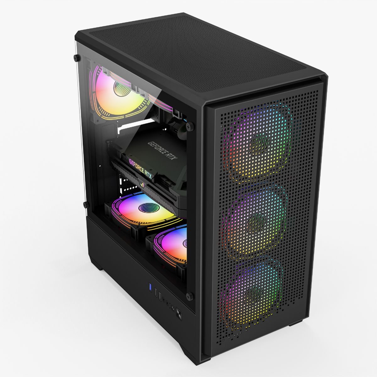 GABINETE GAMING PERSEO 365 3+1 FANES ARGB