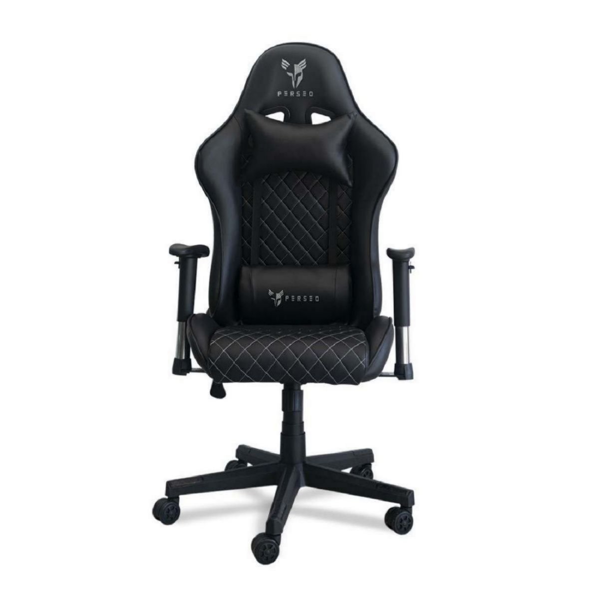 SILLA PERSEO PEGASUS NEGRO/PLATEADO